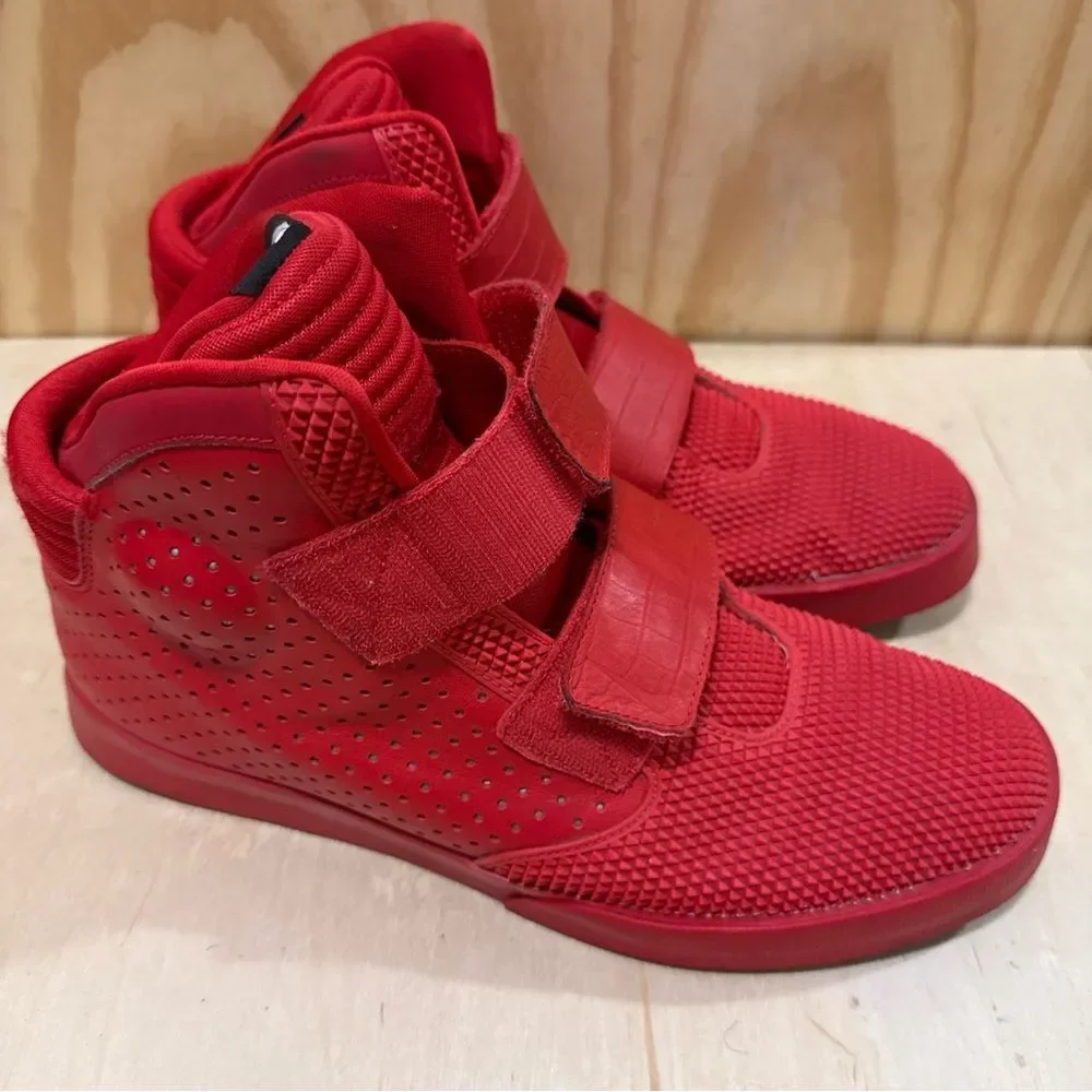 2014 Nike Flystepper 2K3 Prm University Red Chrome sneaker in size 13.